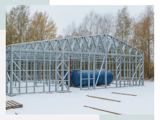 Металлические ангары в Россоши