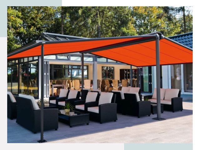 Навесы для кафе и ресторанов в Россоши