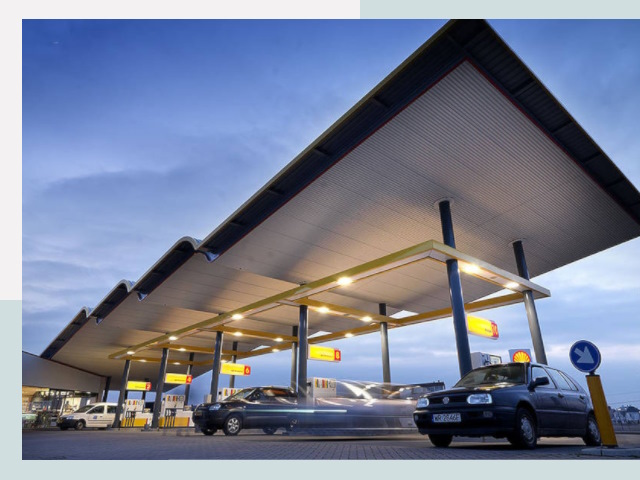 Навесы для АЗС в Россошь от 622 руб. - Защита и комфорт