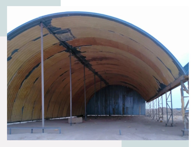 Реконструкция ангаров в Россоши