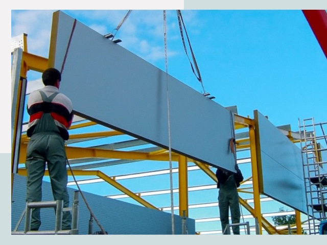 Монтаж сэндвич-панелей в Россоши от 622 руб.